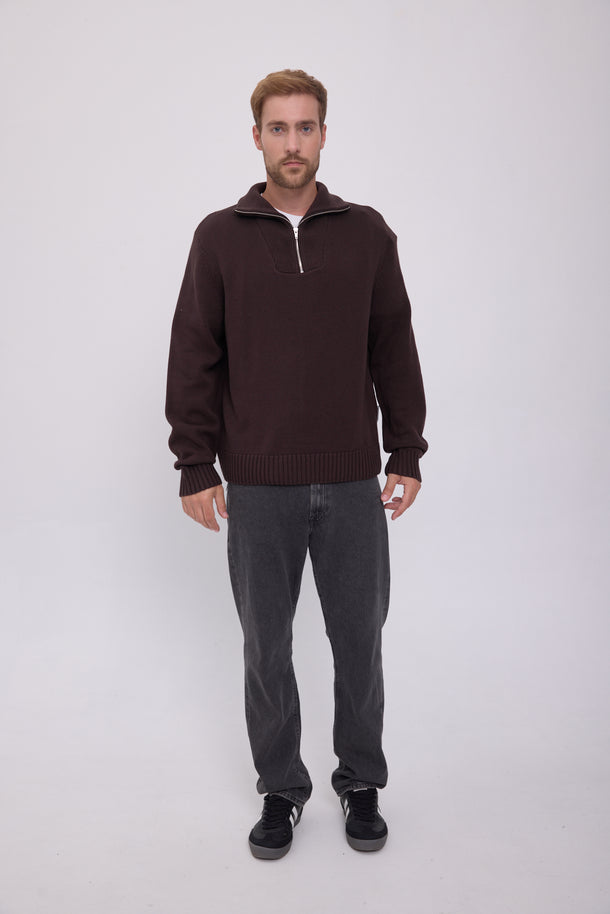 Product SWEATER FREDERIKSBERG - Chocolate Torte - Image 2