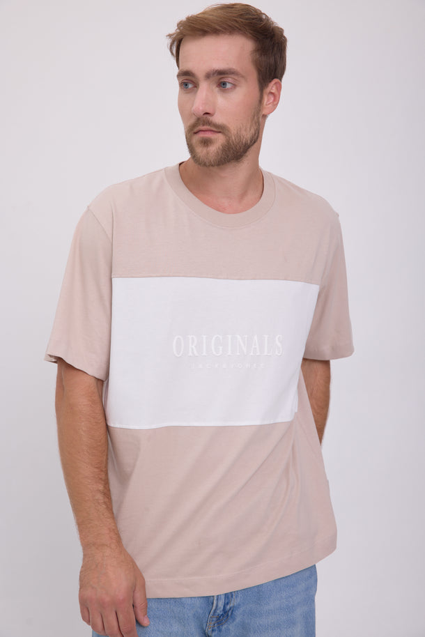 Product POLERA FREDERIKSBERG MARGATE - Moonbeam Detail:WHITE BLOCKING - Image 1