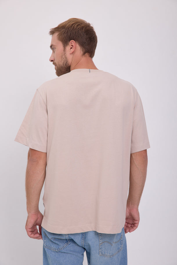 Product POLERA FREDERIKSBERG MARGATE - Moonbeam Detail:WHITE BLOCKING - Image 2