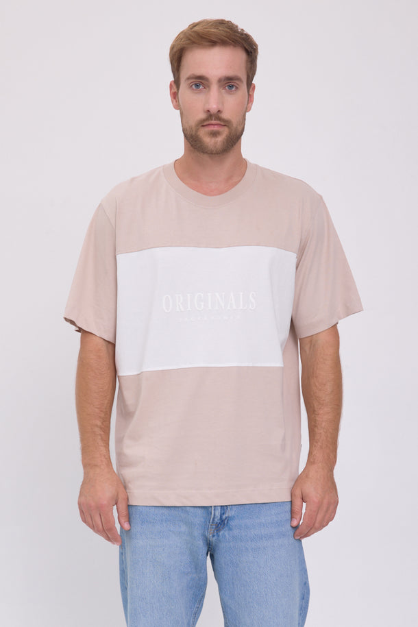 Product POLERA FREDERIKSBERG MARGATE - Moonbeam Detail:WHITE BLOCKING - Image 5