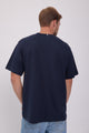 POLERA FREDERIKSBERG MARGATE - Sky Captain Detail:ANTIQUE WHITE BLOCKING