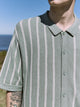 POLO EMIL-Iceberg Green Stripes:w. Cloud Dancer stripes