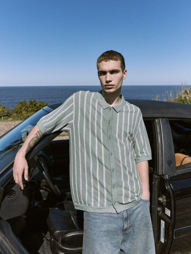 Product POLO EMIL-Iceberg Green Stripes:w. Cloud Dancer stripes - Image 6