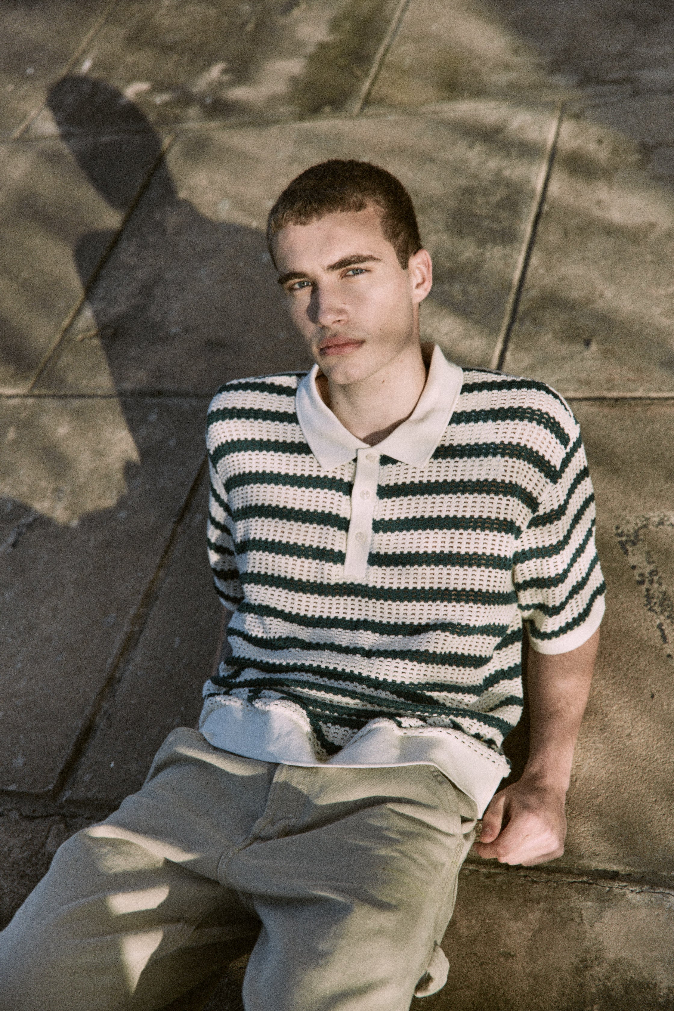 POLO COHEN - Cloud Dancer Stripes:BOTANICAL GARDEN