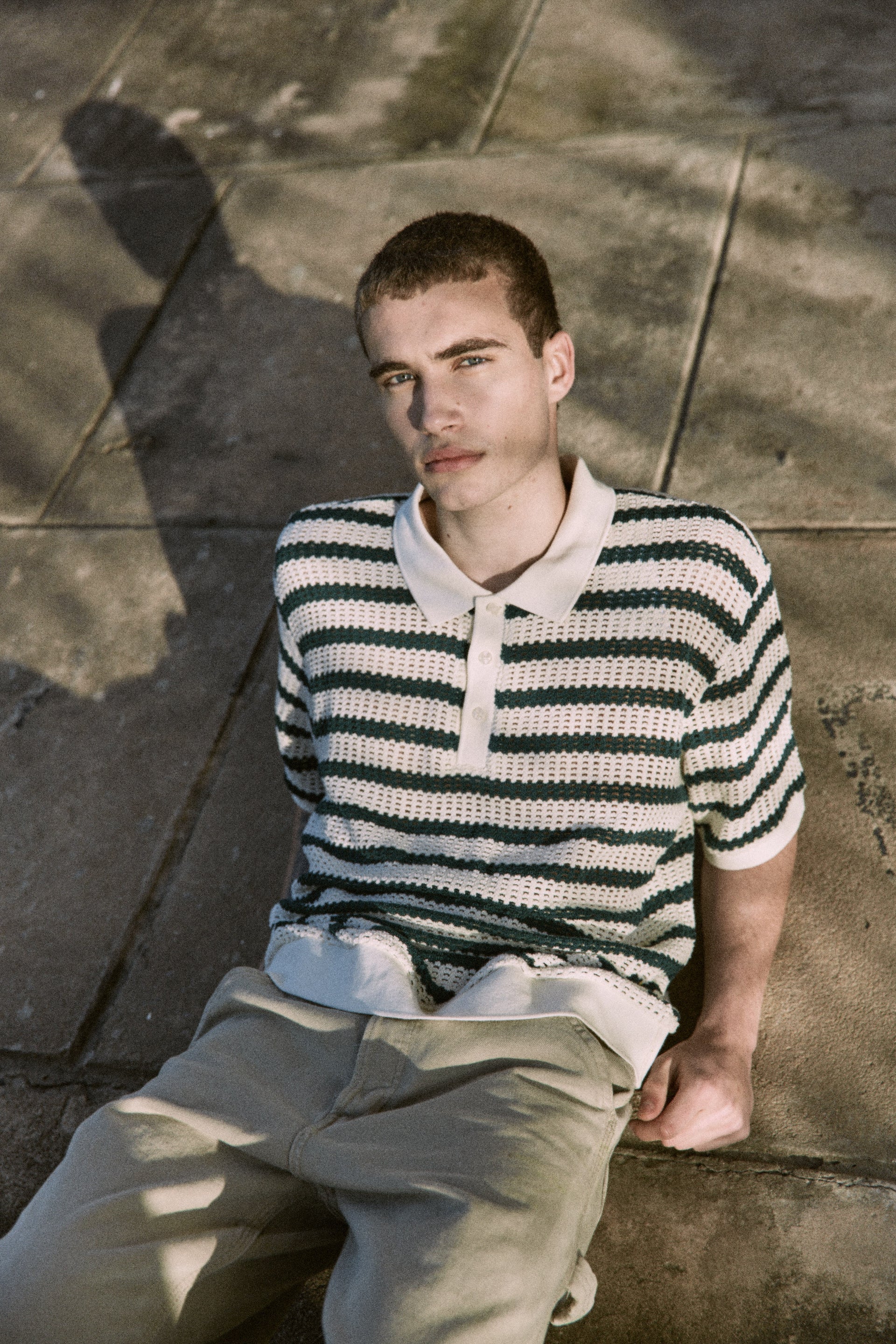 POLO COHEN - Cloud Dancer Stripes:BOTANICAL GARDEN