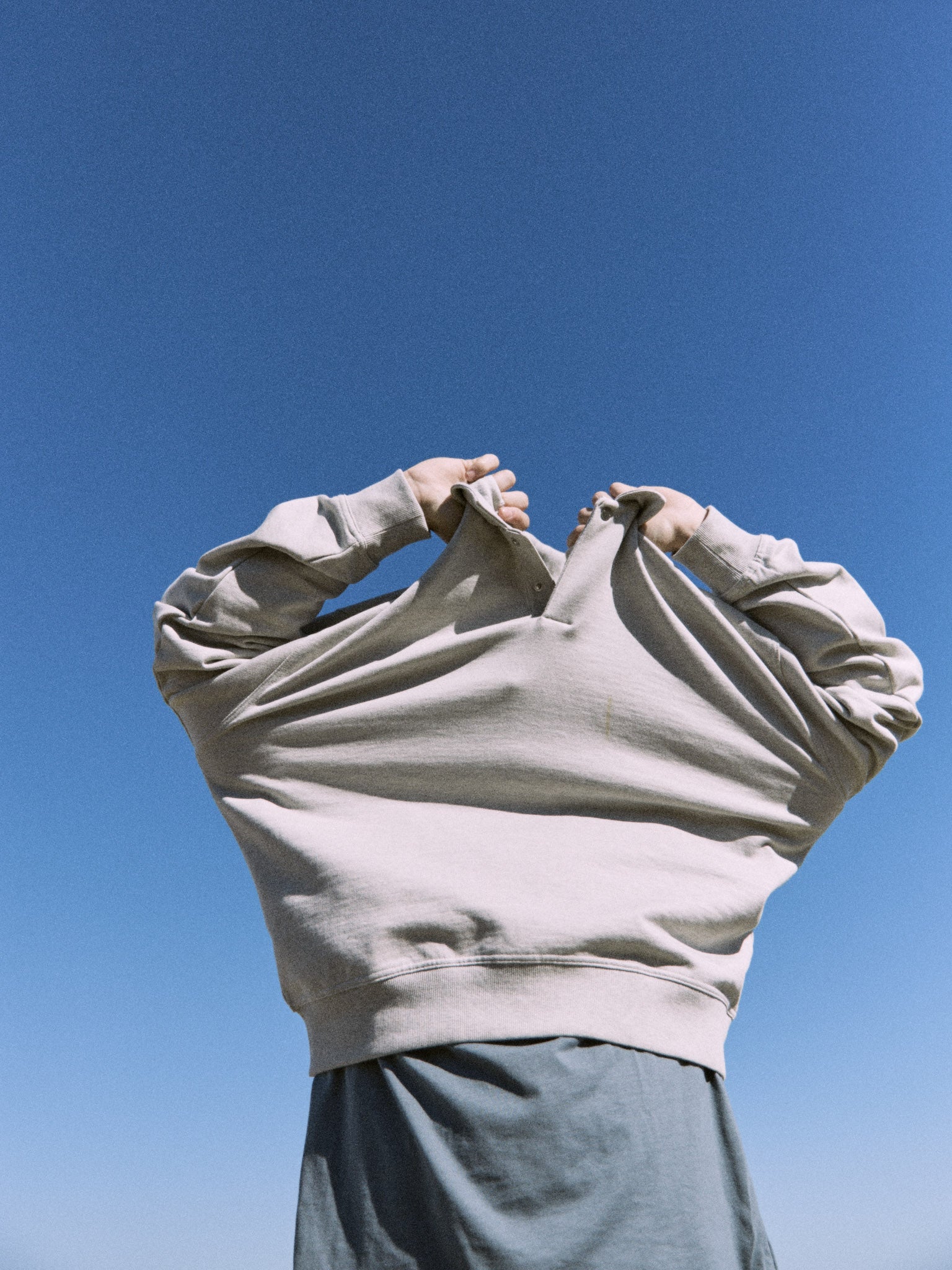 POLO CONCRETE - Light Grey Melange Detail:NEW LGM