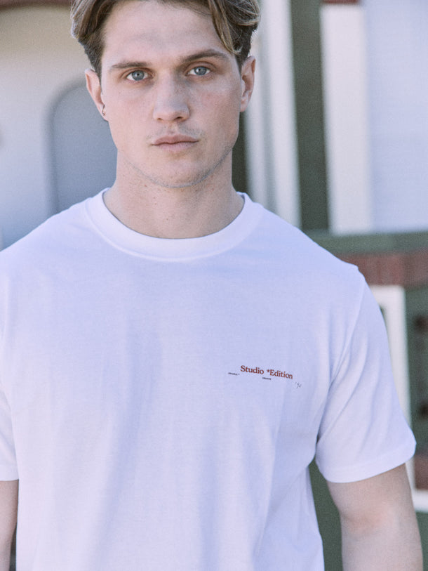Product POLERA SPLIT PAINTING - Bright White - Image 8