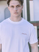 POLERA SPLIT PAINTING - Bright White