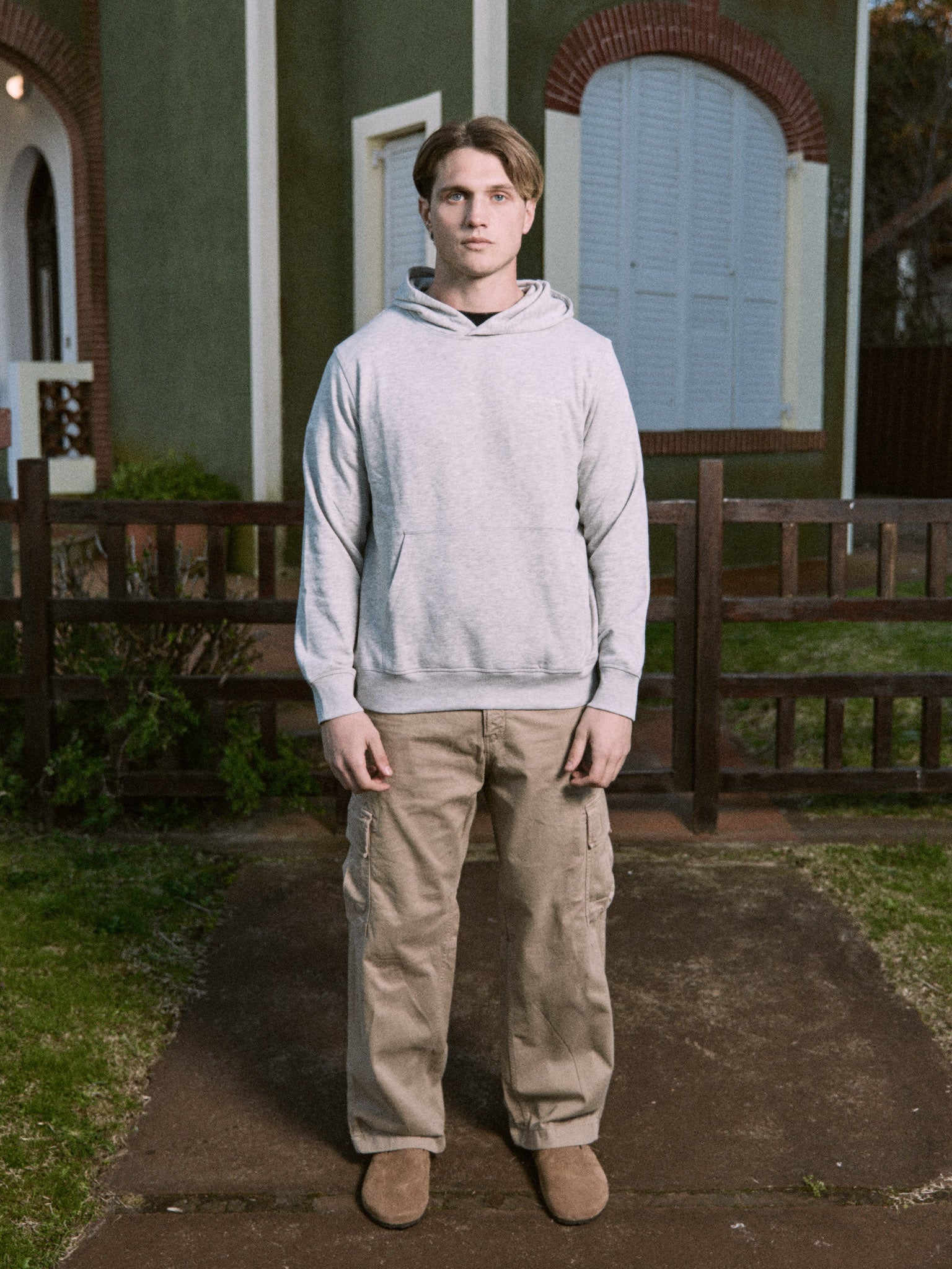 POLERÓN LUDE - Light Grey Melange Detail:NEW LGM