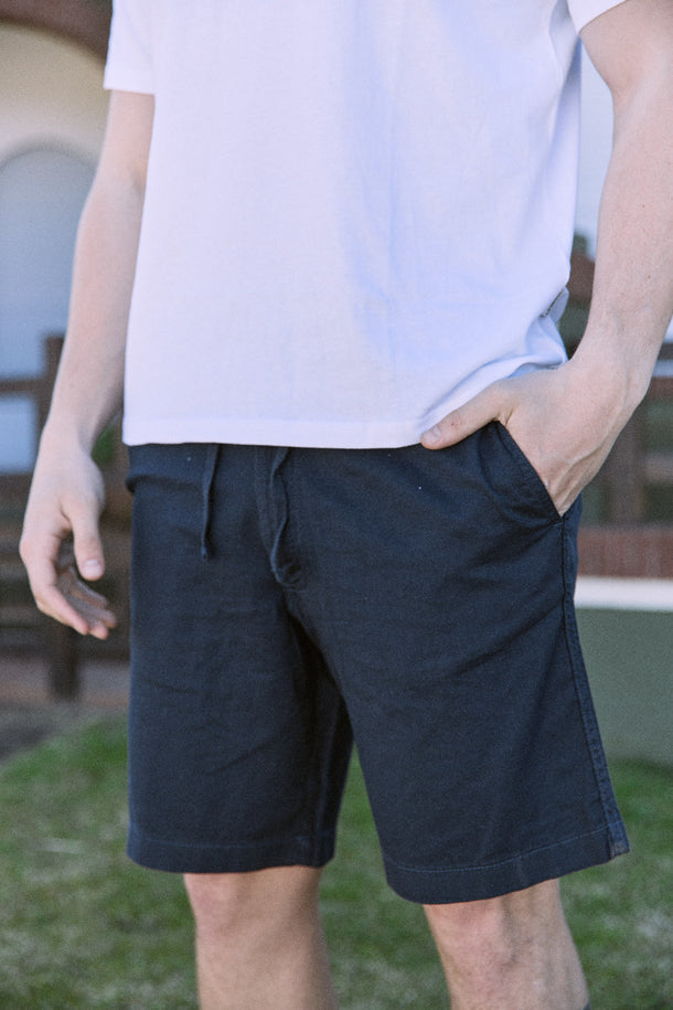 Product SHORT DE LINO JAIDEN - Dark Navy - Image 4