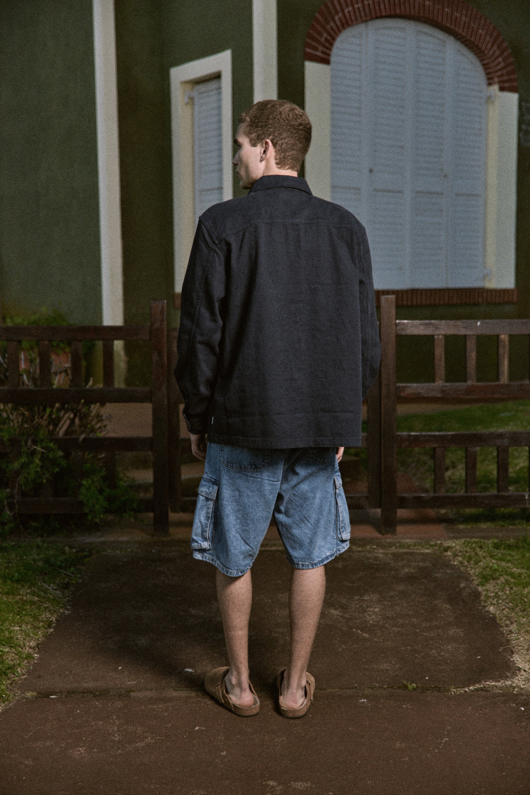 SOBRECAMISA WORKER CON BOTONES DERRY - Dark Navy