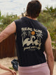 POLERA SIN MANGAS RIPTIDE WAVES-Black Onyx