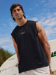 POLERA SIN MANGAS RIPTIDE WAVES-Black Onyx