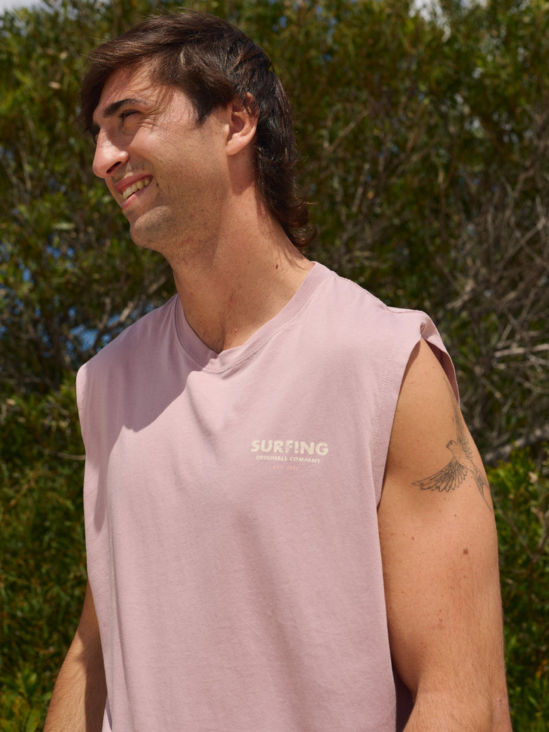 POLERA SIN MANGAS RIPTIDE WAVES-Deauville Mauve