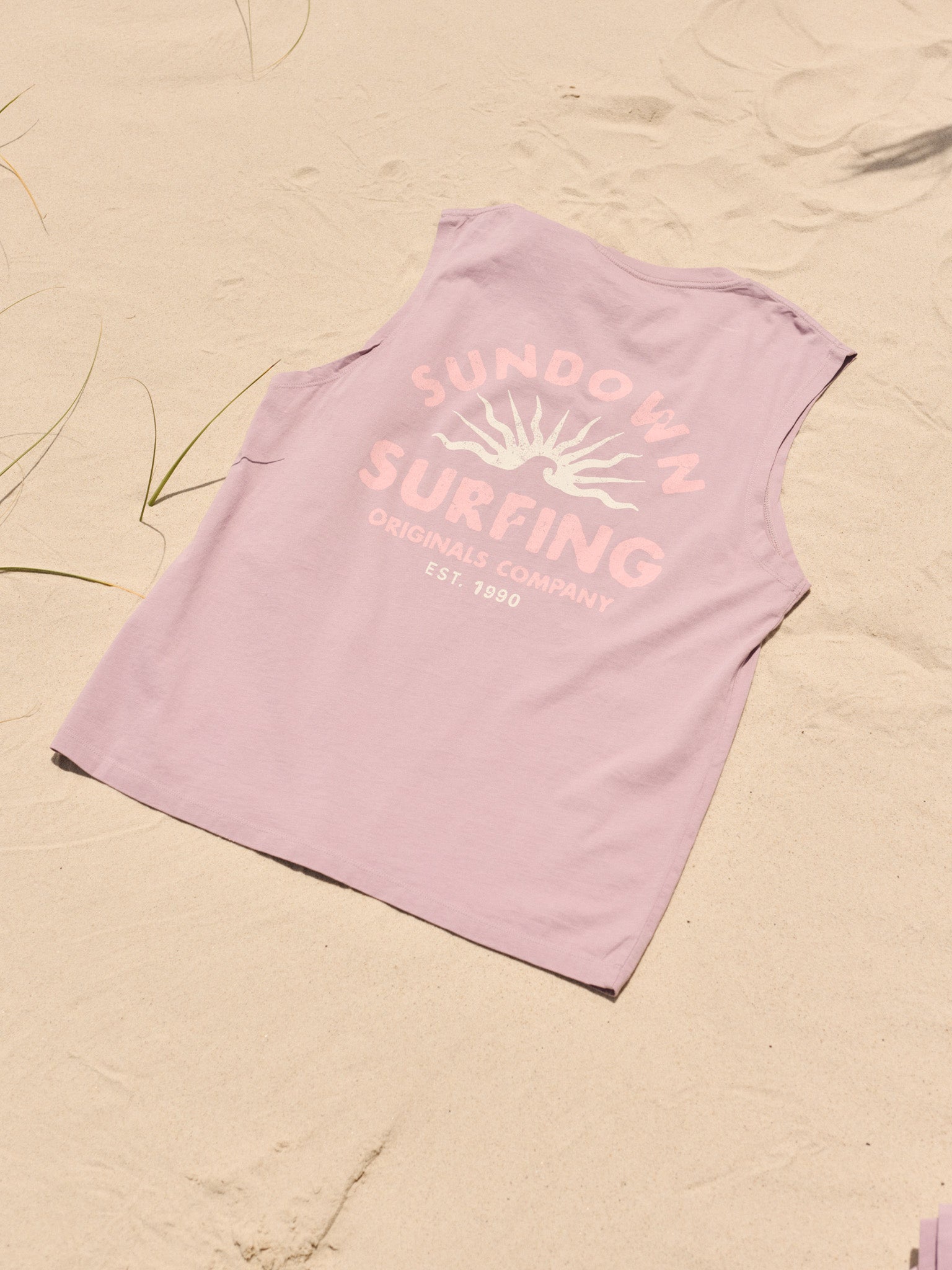 POLERA SIN MANGAS RIPTIDE WAVES-Deauville Mauve