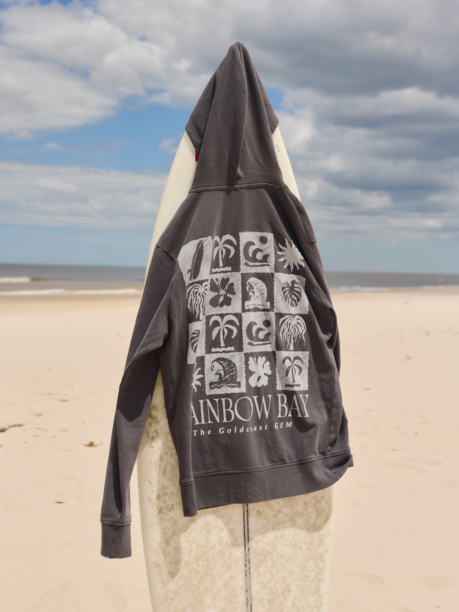 POLERÓN RAINBOW BAY WAVES-Asphalt