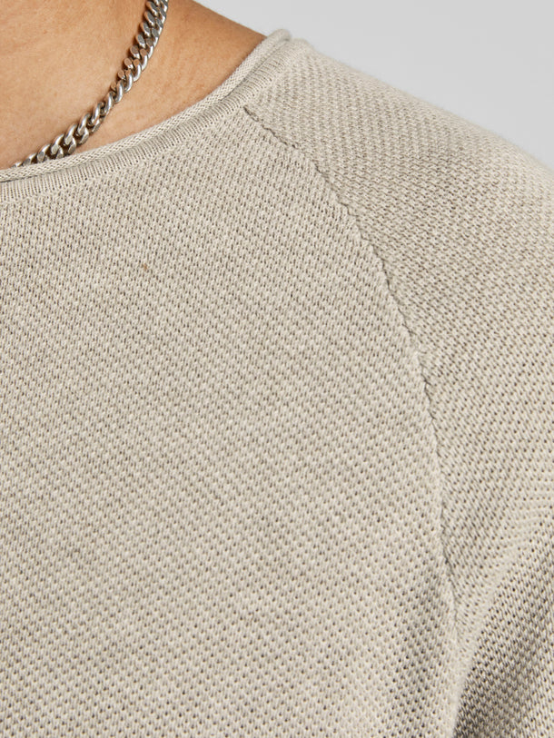 Product SWEATER HILL - Oatmeal Detail:MELANGE - Image 8