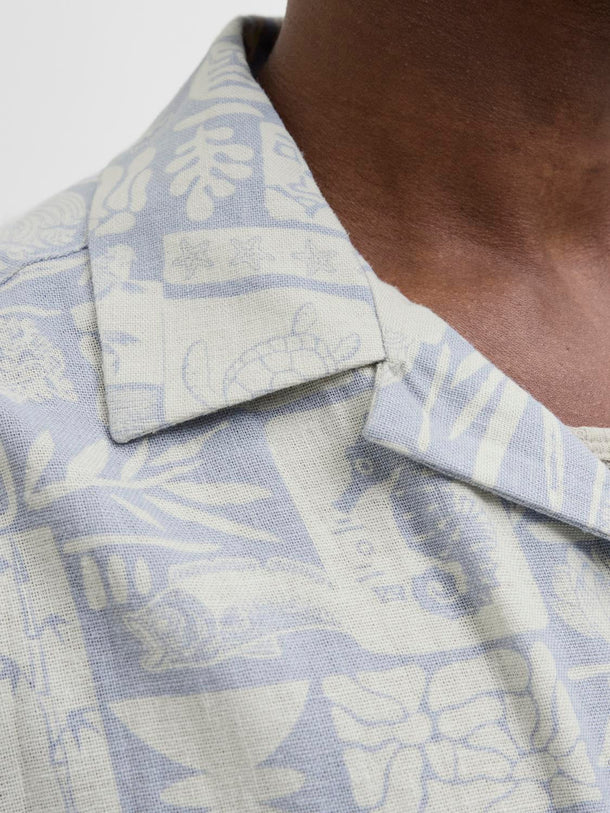 Product CAMISA DE LINO RESORT WAYNE-Chambray Blue - Image 2