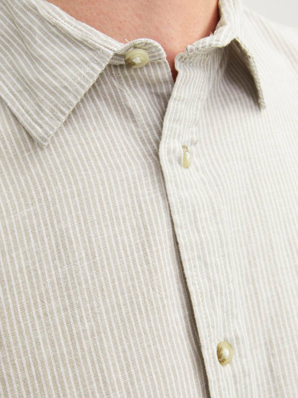 Product CAMISA LINO SUMMER - Crockery Stripes:/WHITE - Image 3