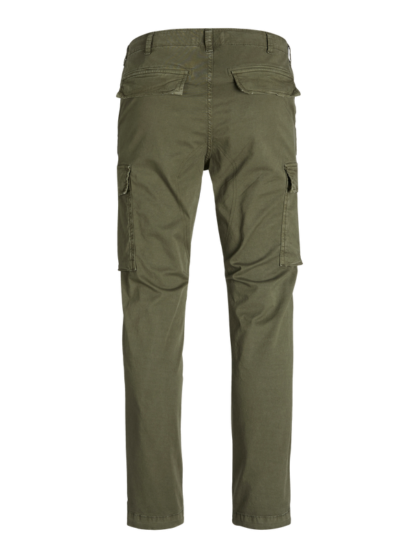 Product PANTALÓN CARGO TIRO MEDIO TUCKER - Olive Night Detail:SOLID - Image 13