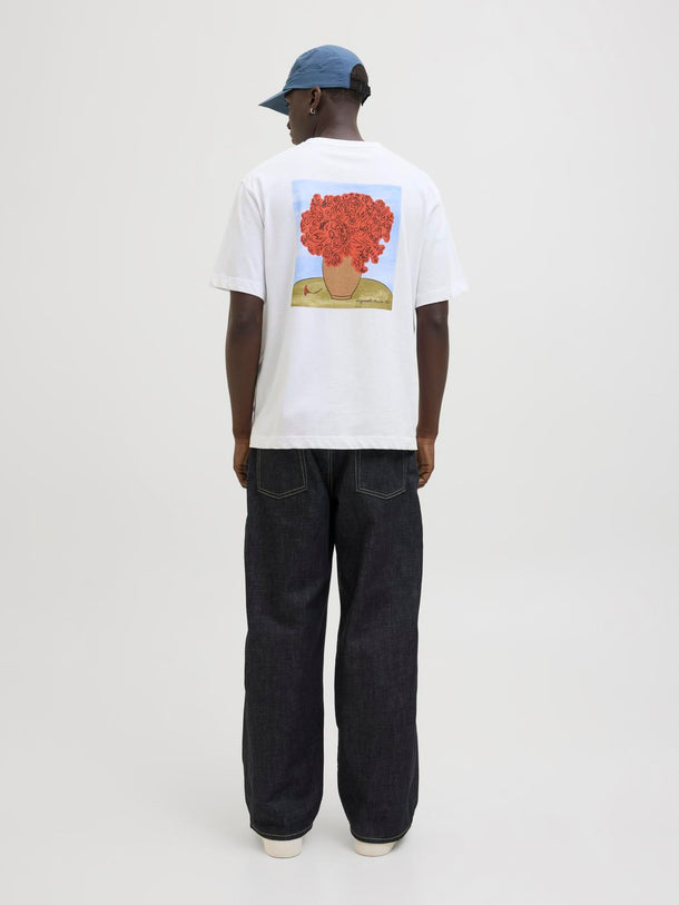 Product POLERA MARRAKESH-Bright White Print:FLOWERS - Image 7