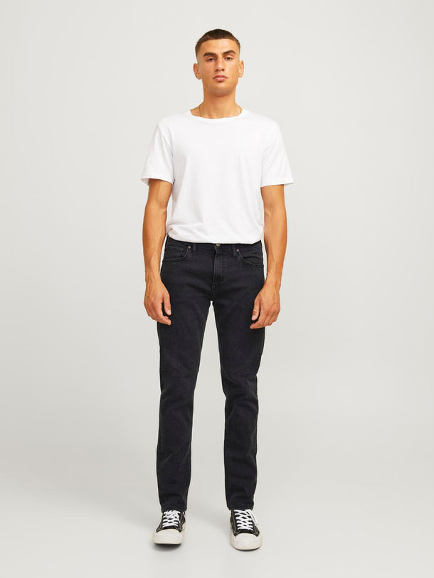 Product JEAN TAPERED TIRO MEDIO ADAM 270 - Black Denim - Image 4