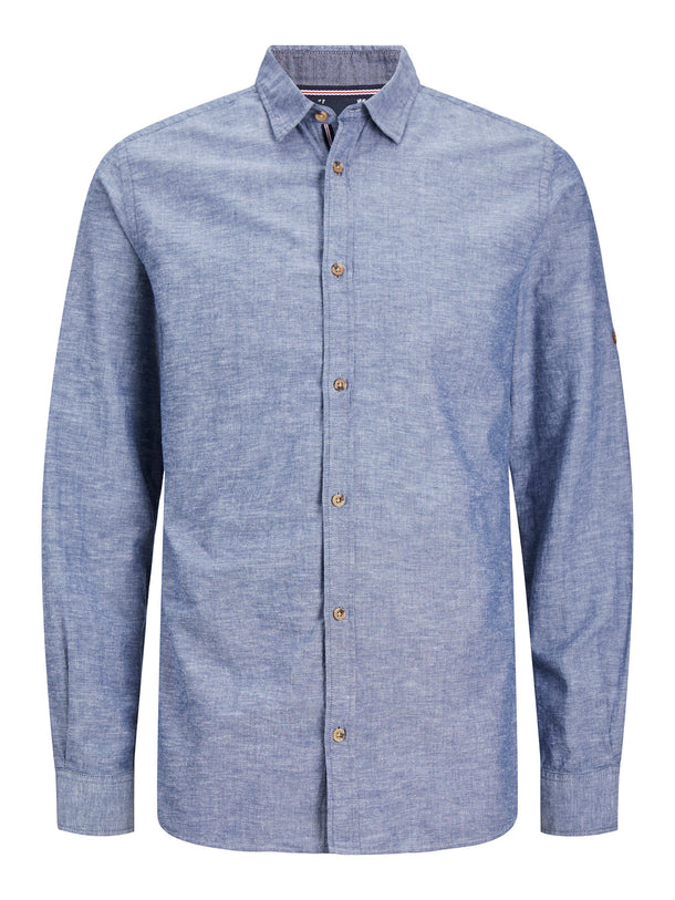 Product CAMISA LINO - Faded Denim - Image 1