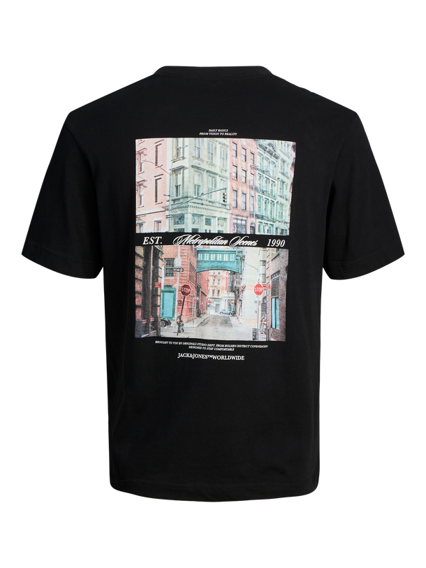 Product POLERA RELAXED ESTAMPADA BILLY-Black - Image 6