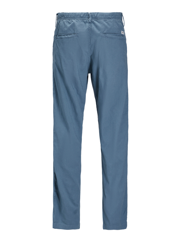 Product PANTALÓN RELAXED TIRO MEDIO DE LINO KANE-Blue Mirage - Image 6