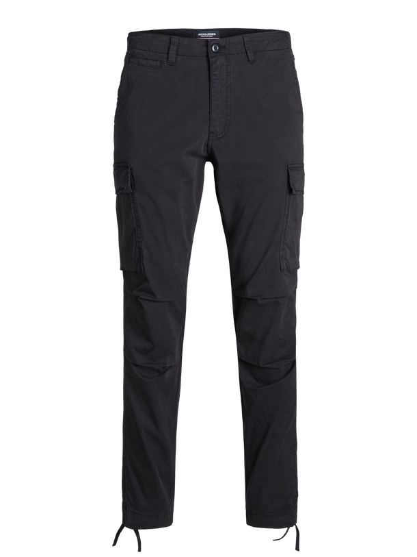 Product PANTALÓN CARGO TIRO MEDIO TUCKER - Black Detail:SOLID - Image 12