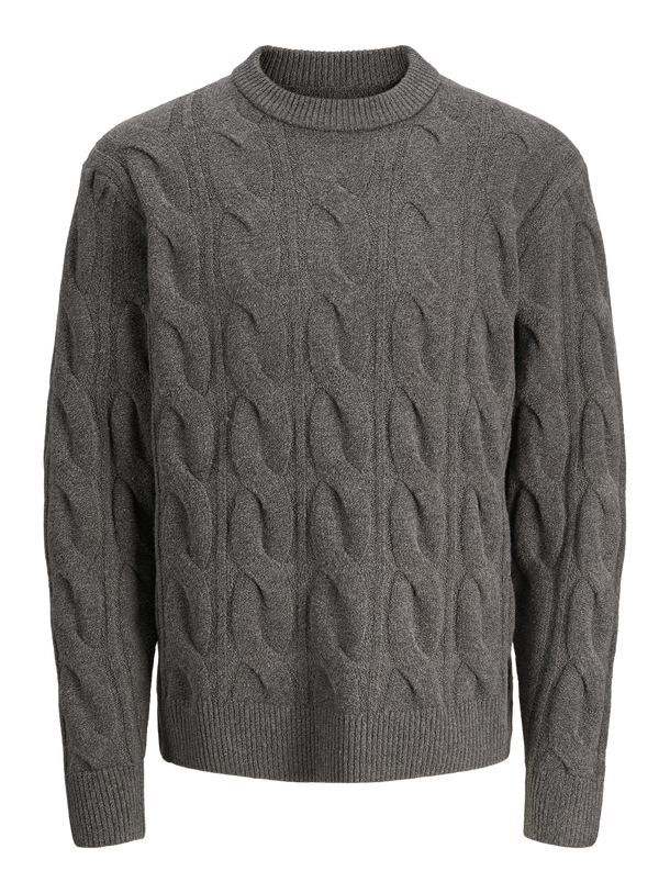 Product SWEATER HENRY - Dark Grey Melange - Image 1