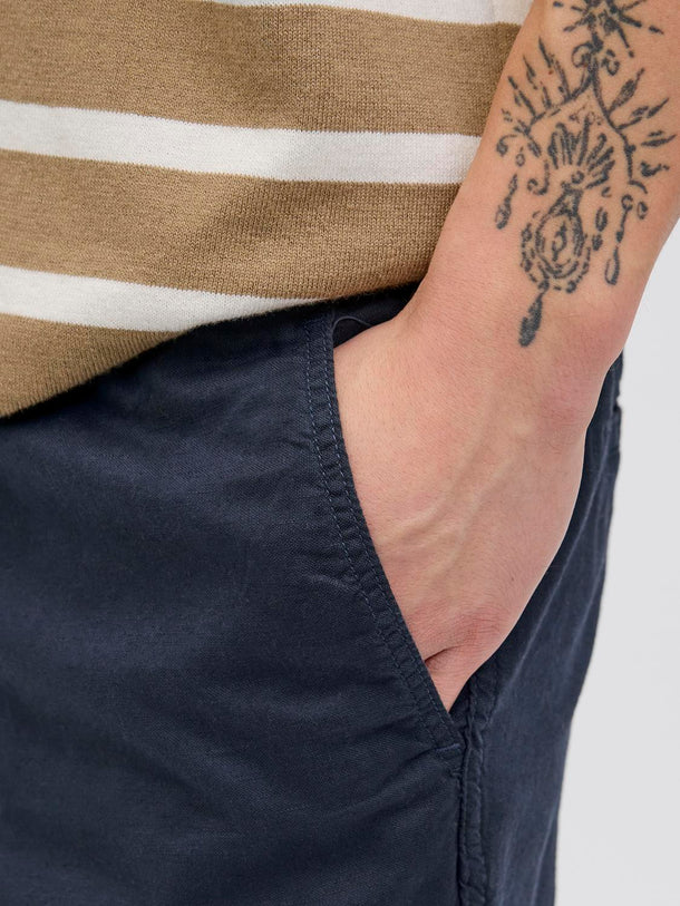 Product SHORT DE LINO JAIDEN - Dark Navy - Image 13