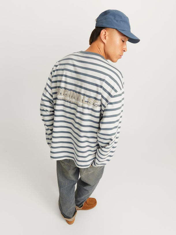 Product POLERA SLINGTON CREW - Stormy Weather Stripes:ANTIQUE WHITE - Image 6