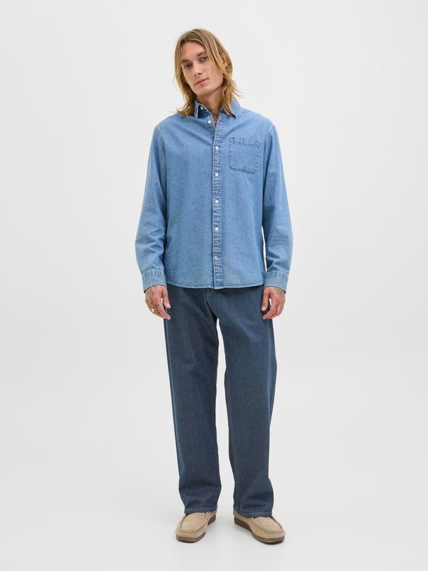 Product JEAN BAGGY TIRO ALTO ALEX CLASSIC 651-Blue Denim - Image 2