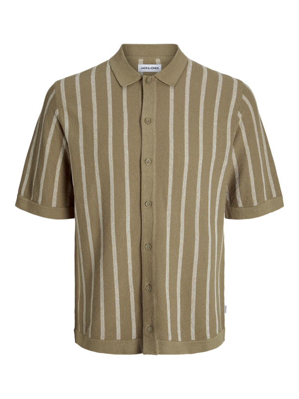 Product POLO RELAXED TEJIDO RAYAS EMIL - Coriander Stripes:w. Cloud Dancer stripes - Image 13