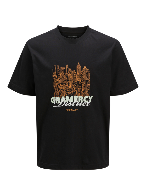 Product POLERA GRAPHIC BOSTON-Black - Image 1