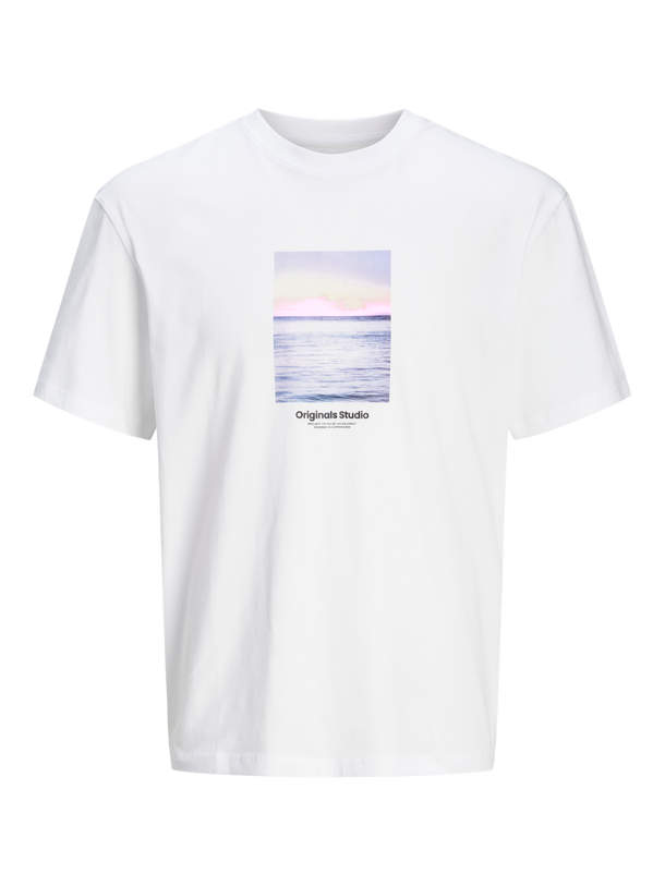 Product POLERA VESTERBRO PICTURE - Bright White Detail:AW24 - Image 1