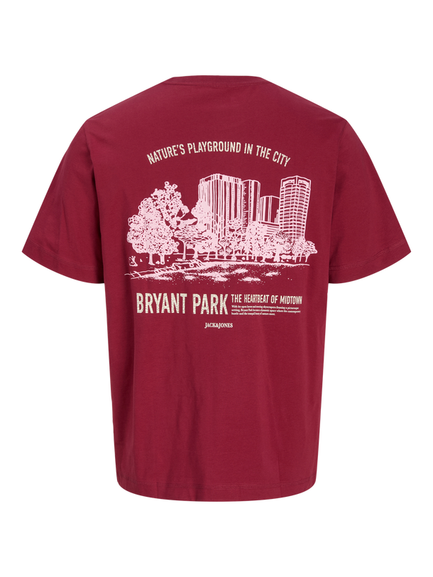 Product POLERA RELAXED YORK-Tibetan Red - Image 6
