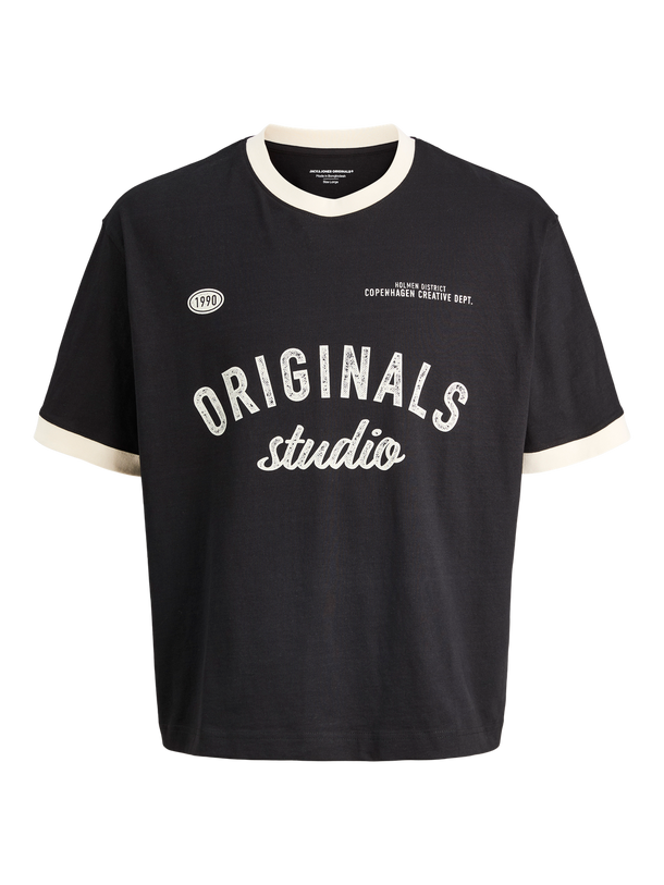 Product POLERA OVERSIZE CROPPED CAMBRIDGE -Black - Image 5