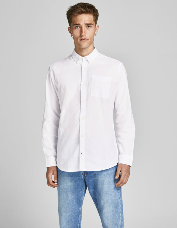 Product CAMISA CLASSIC OXFORD - White Fit:SLIM FIT - Image 5