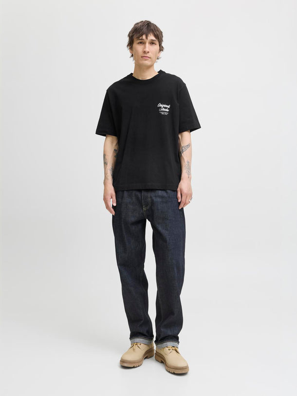 Product POLERA LOOSE ESTAMPADA NORREBRO-Black - Image 2