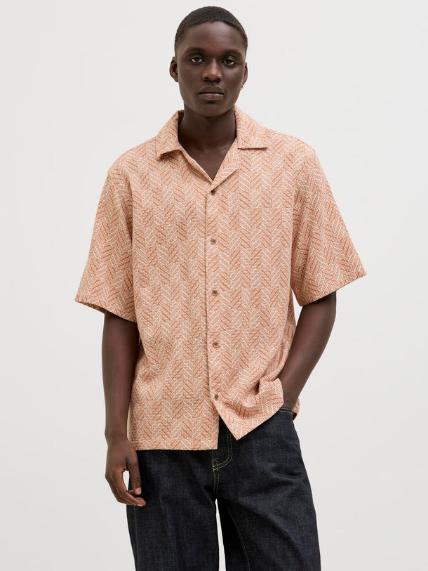 Product CAMISA RELAXED ESTAMPADA VINCENT-Bombay Brown Fit:RELAXED FIT - Image 1