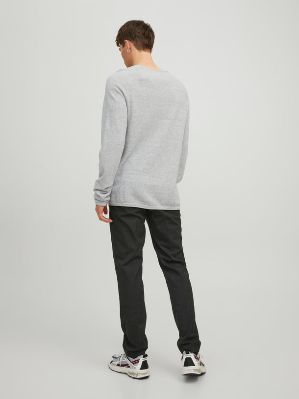 Product SWEATER HILL - Light Grey Melange - Image 8