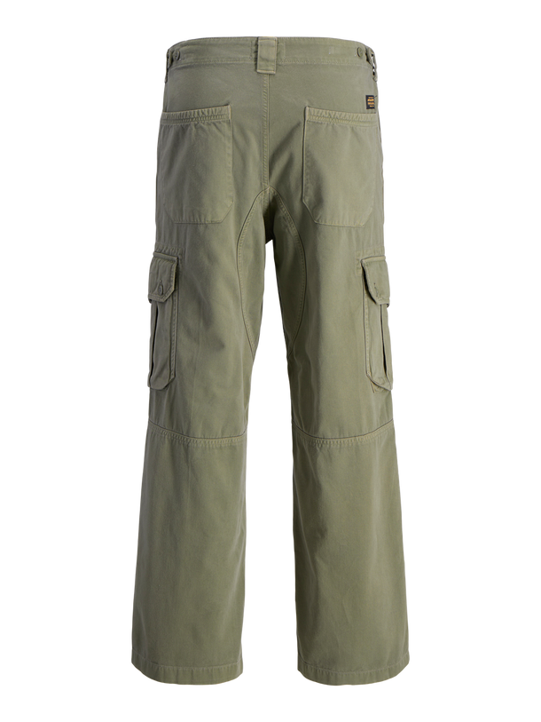 Product PANTALÓN CARGO WIDE TIRO MEDIO ATLAS-Smokey Olive - Image 3