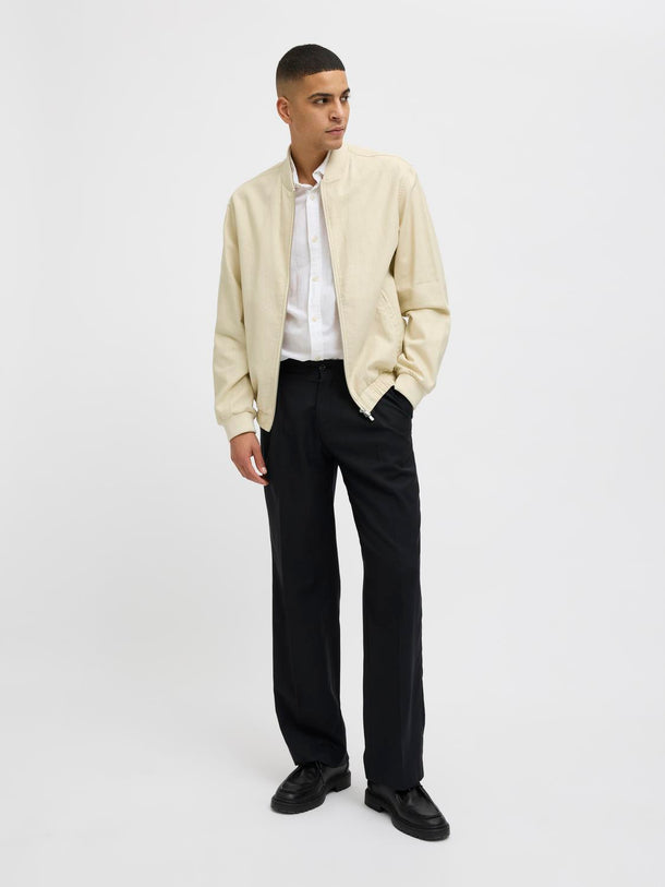 Product CHAQUETA DE LINO LEISTER-Whitecap Gray - Image 4