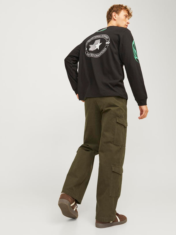 Product PANTALÓN CARGO BILL - Olive Night - Image 3