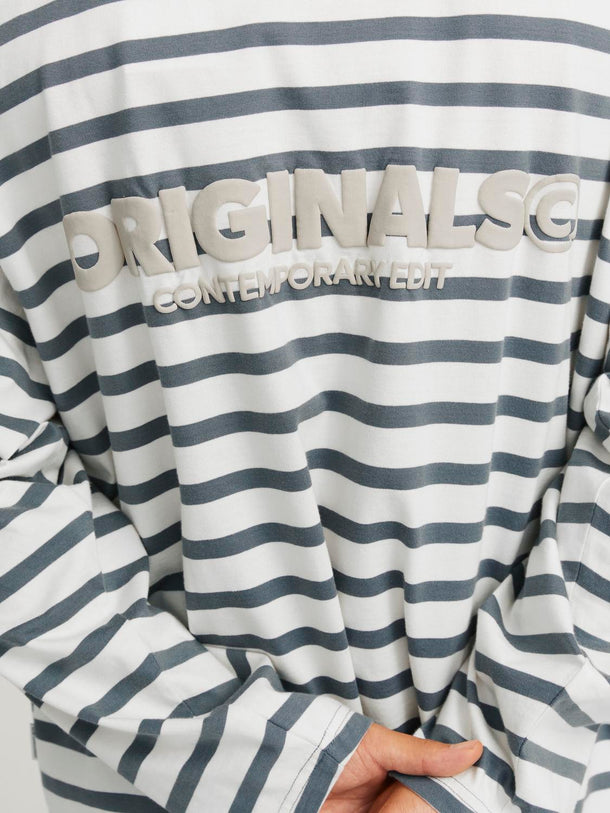 Product POLERA SLINGTON CREW - Stormy Weather Stripes:ANTIQUE WHITE - Image 3