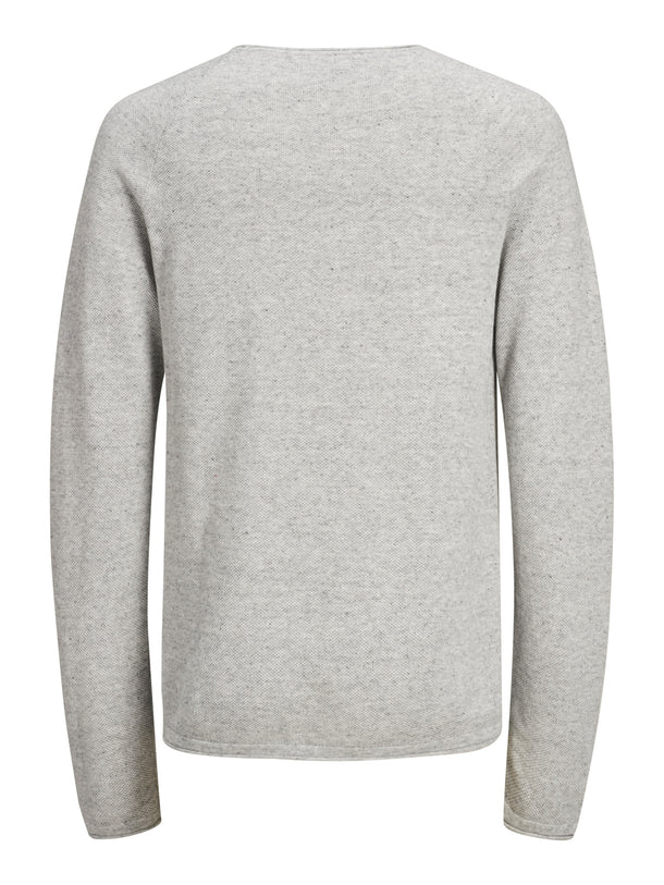 Product SWEATER HILL - Light Grey Melange - Image 2