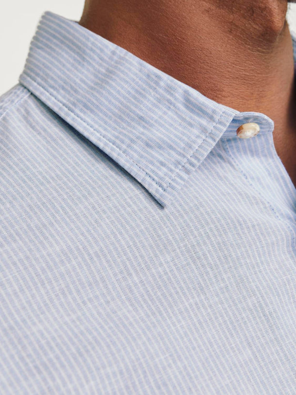 Product CAMISA LINO SUMMER - Cashmere Blue Stripes:/WHITE - Image 3