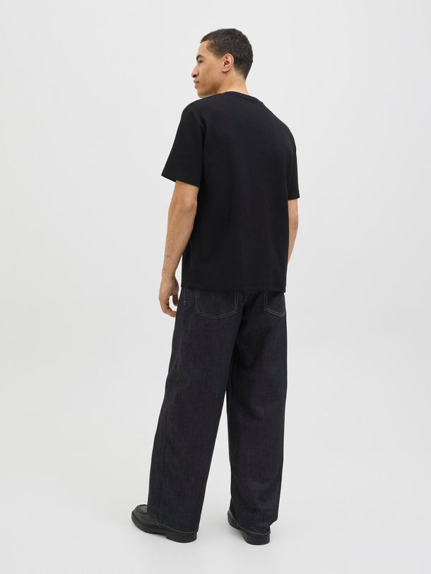 Product POLERA RELAXED CON TEXTURA AUSTIN-Black - Image 4
